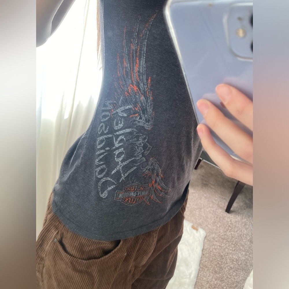 Women's Black Graphic Tank Top
